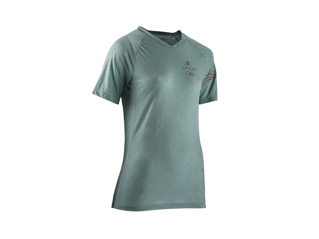 MTB All Mountain 2.0 Short Sleeve Women's Jersey Pistachio