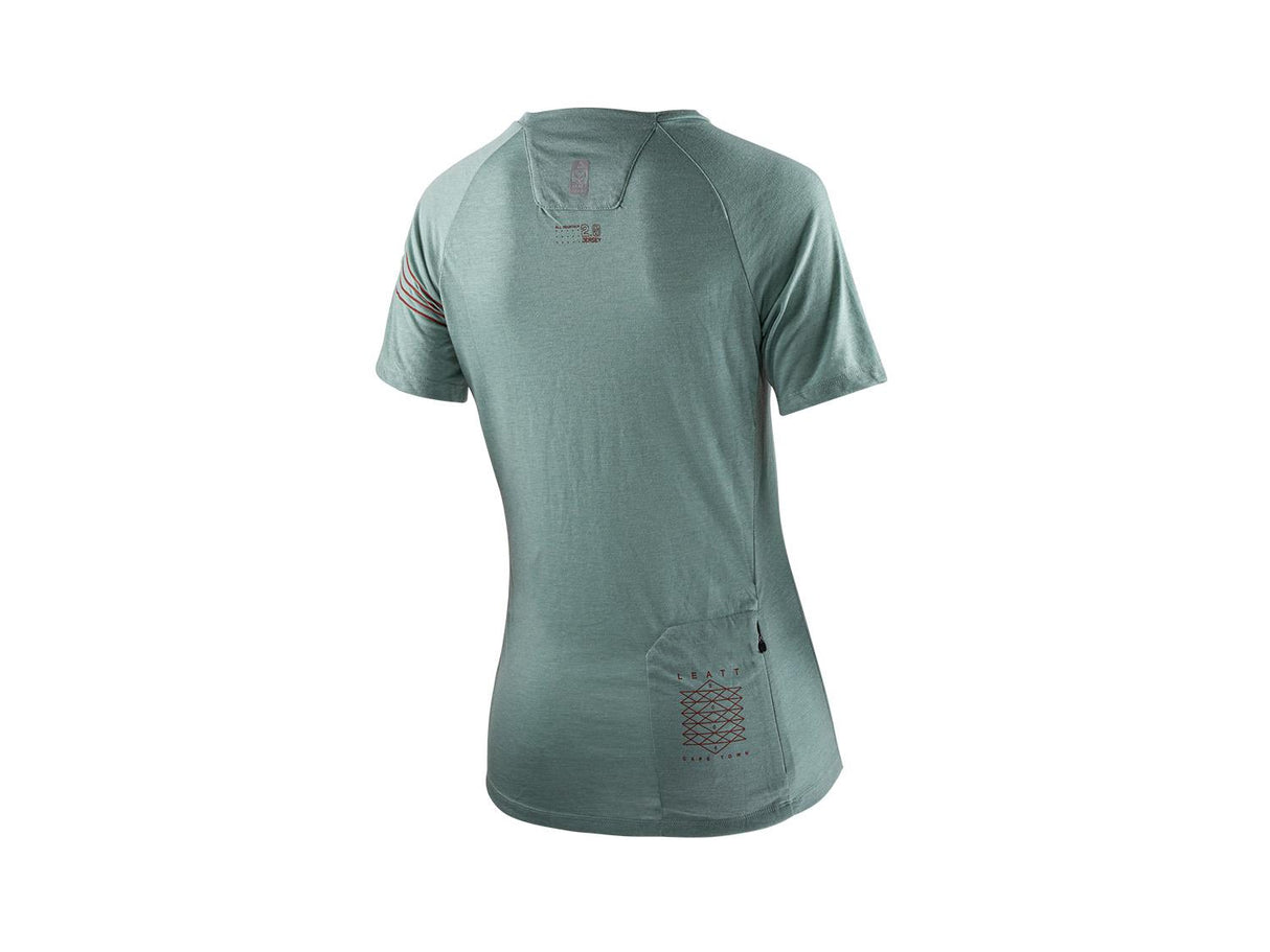 MTB All Mountain 2.0 Short Sleeve Women's Jersey Pistachio