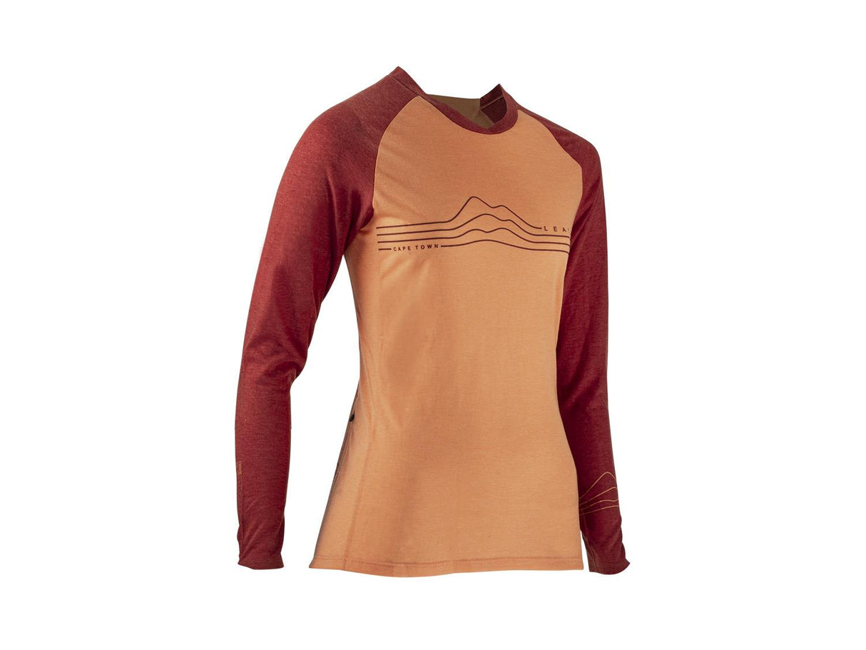 MTB All Mountain 3.0 Long Sleeve Women's Jersey Peach