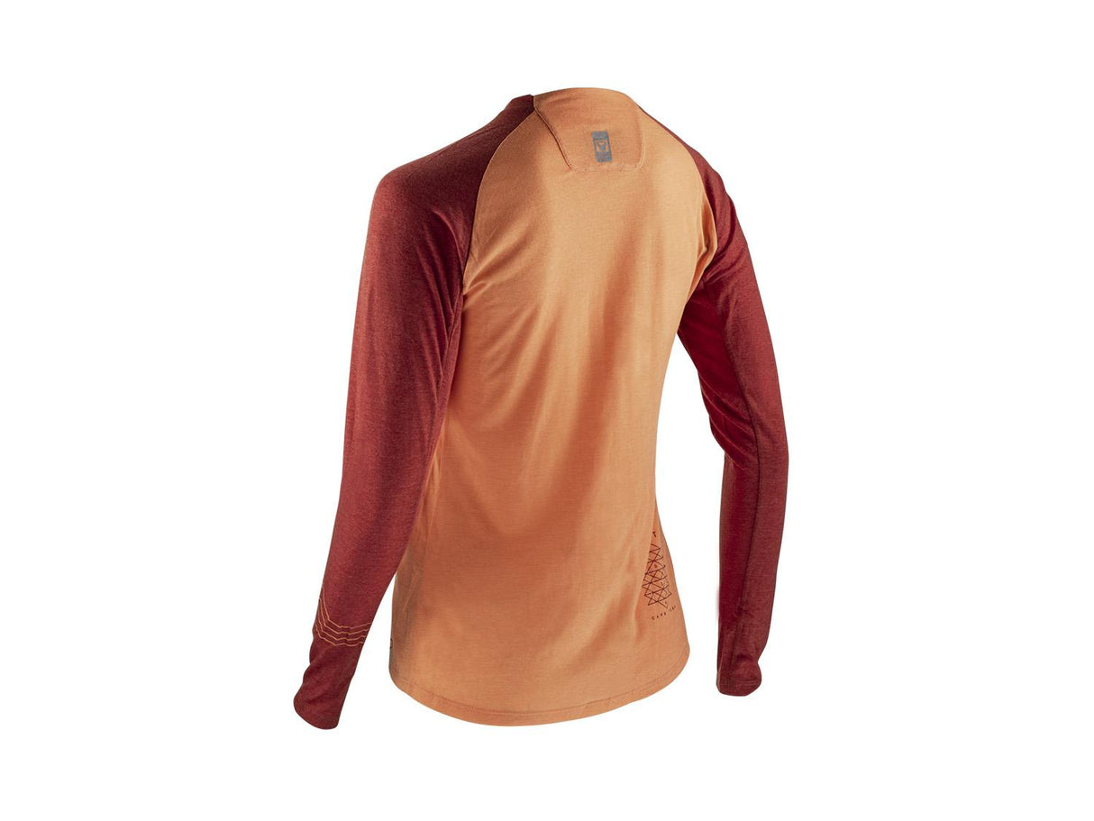 MTB All Mountain 3.0 Long Sleeve Women's Jersey Peach