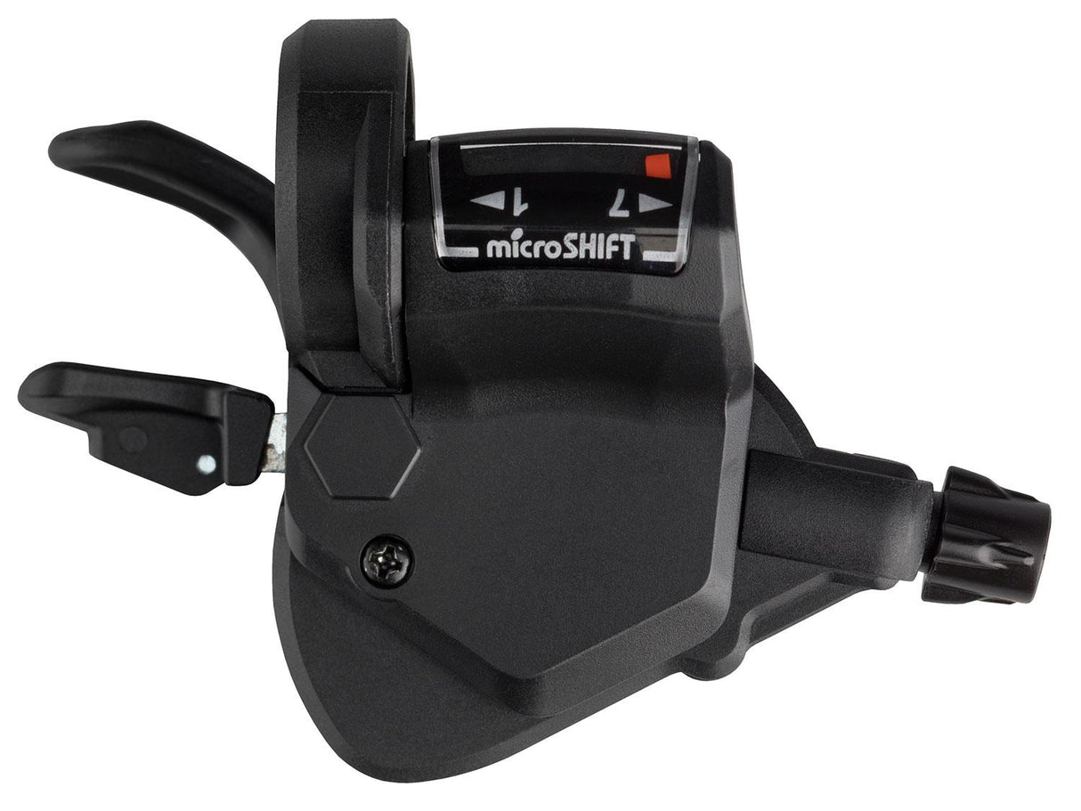 MTB Thumb-tap Schalthebel-Set Pair Shimano 3x7 speed - black