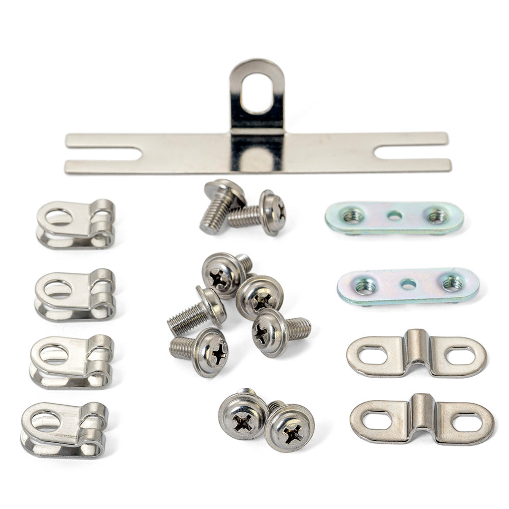 ENE F1 & F2 Schutzblech Montage Set - silver