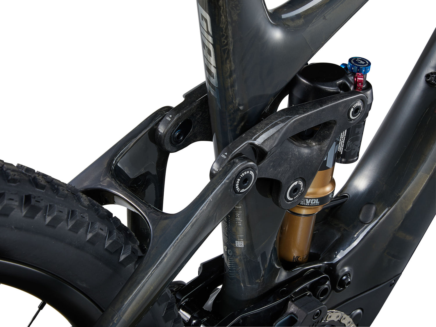 Trance X Advanced E+ Elite 1 V2 - Raw Carbon