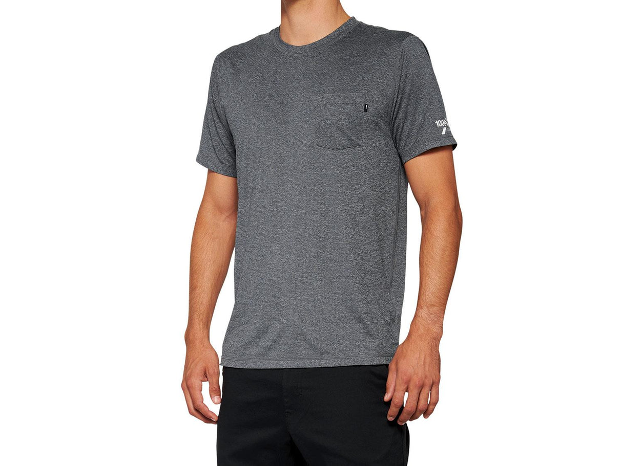 Mission Athletic T-Shirt - Heather Charcoal