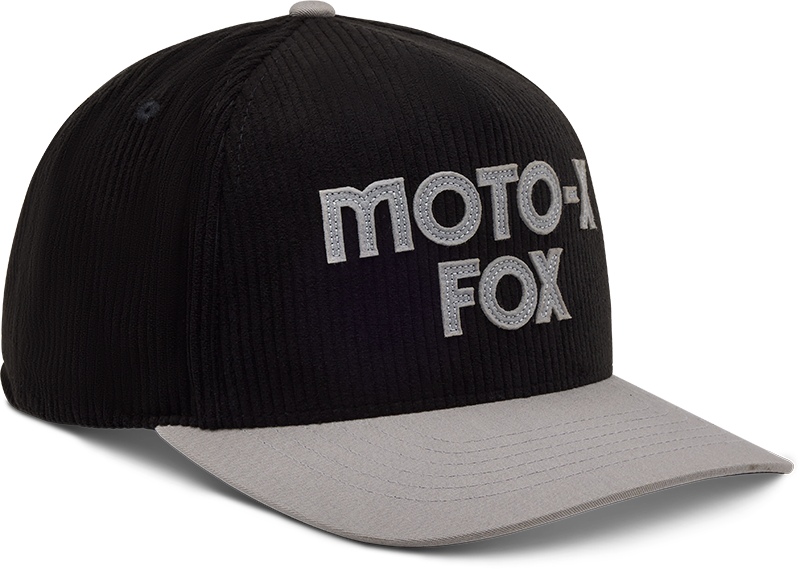 Moto-X Corduroy Hat Circa74 Special Edition - Black