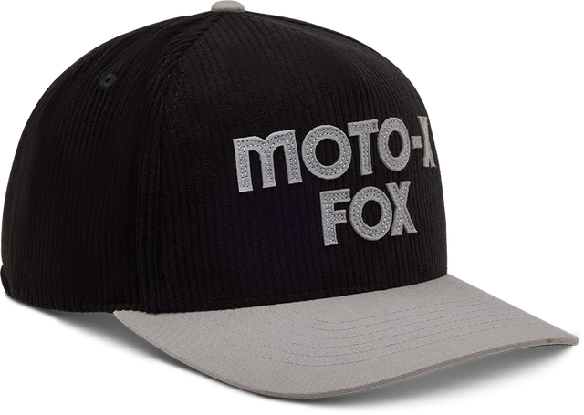 Moto-X Corduroy Hat Circa74 Special Edition - Black