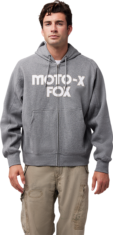 Moto-X Oversized Flc Zip Circa74 Special Edition - Heather Graphite
