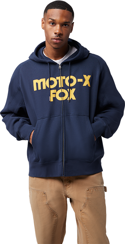 Moto-X Oversized Flc Zip Circa74 Special Edition - Midnight
