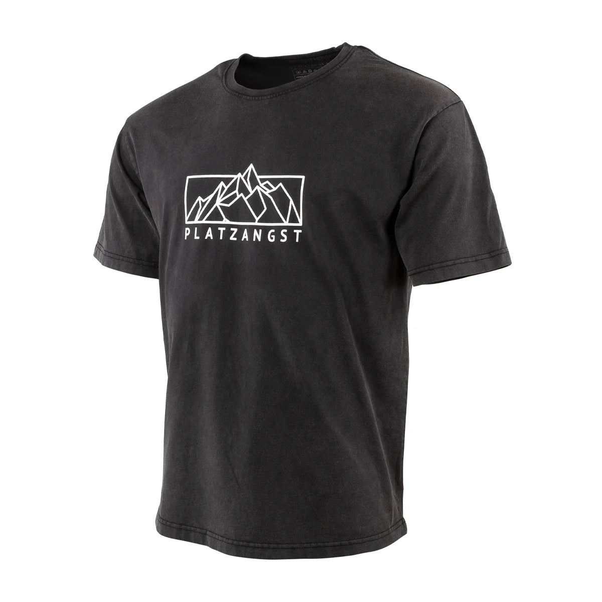 T-Shirt Mountain Logo Schwarz