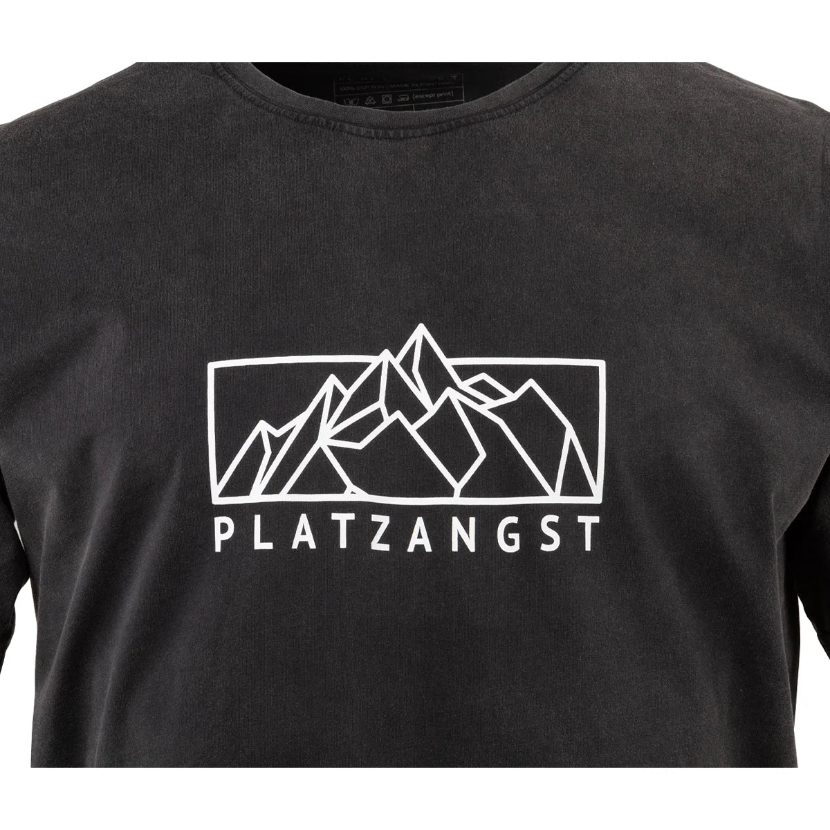 T-Shirt Mountain Logo Schwarz