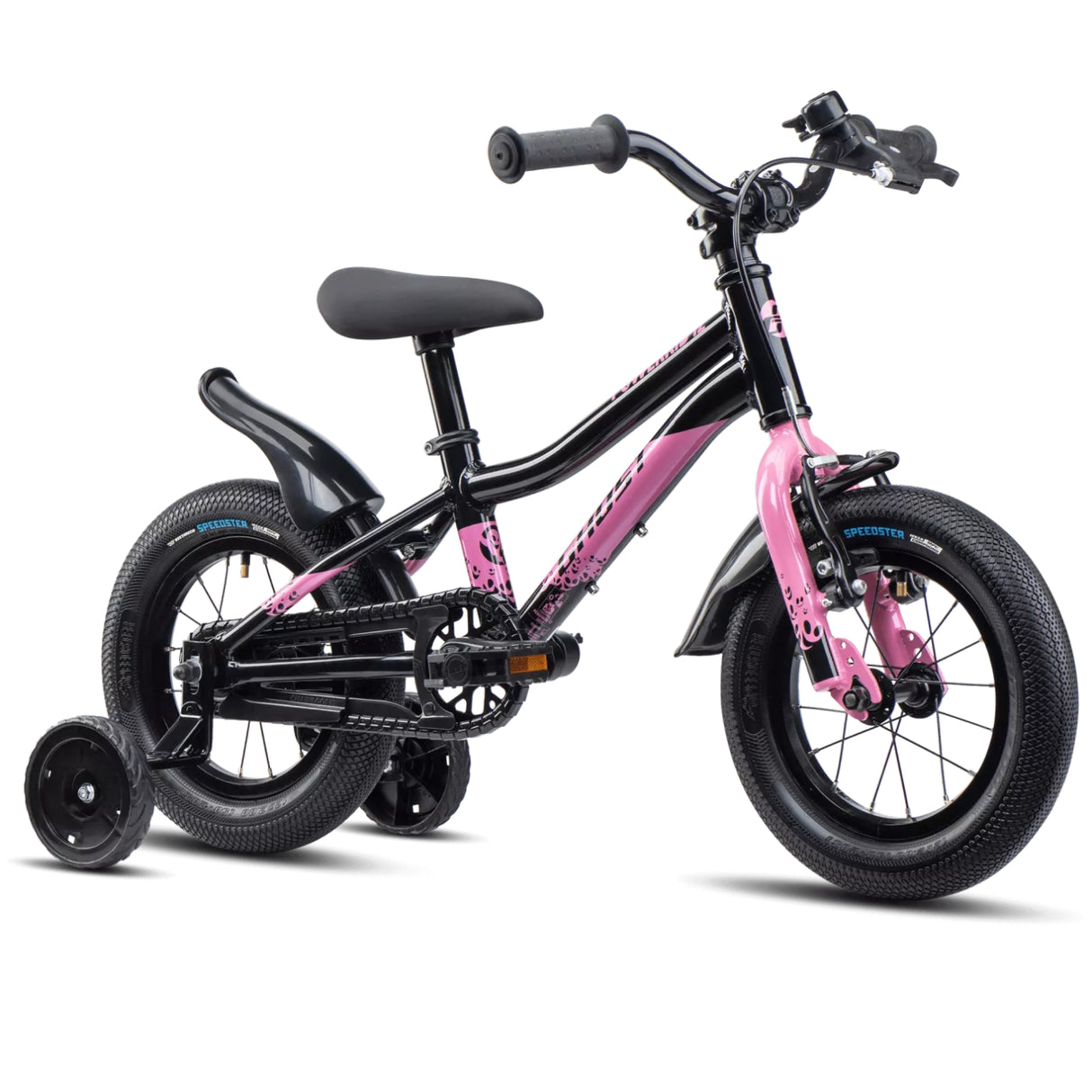 Powerkid 12 - metallic black/pearl pink - glossy