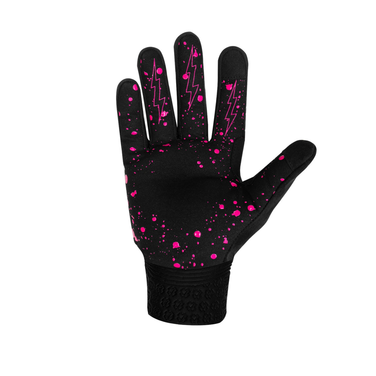 Winter Rider Gloves - Black/Grey Bolt