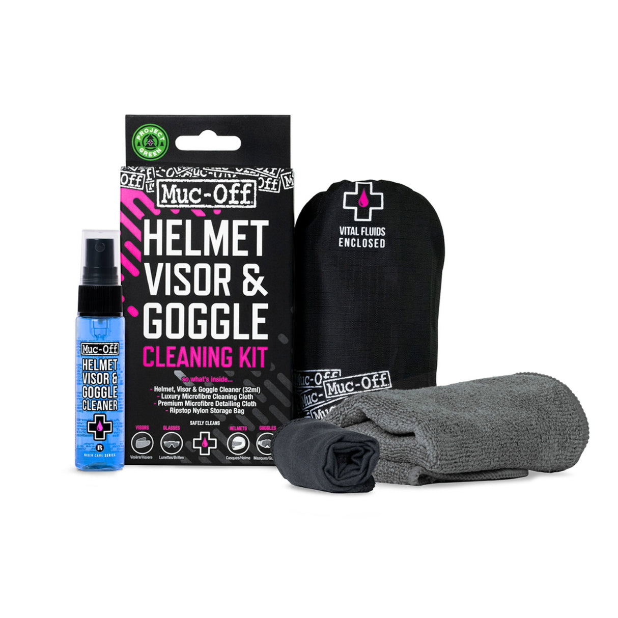 Visor, Lens & Goggle Cleaning Kit V2