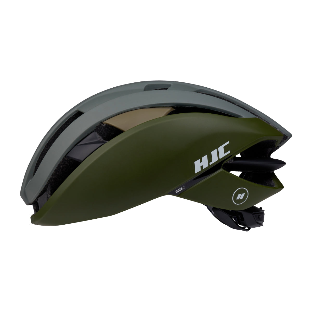 Ibex 3 Road Helm - Matt Dark Green