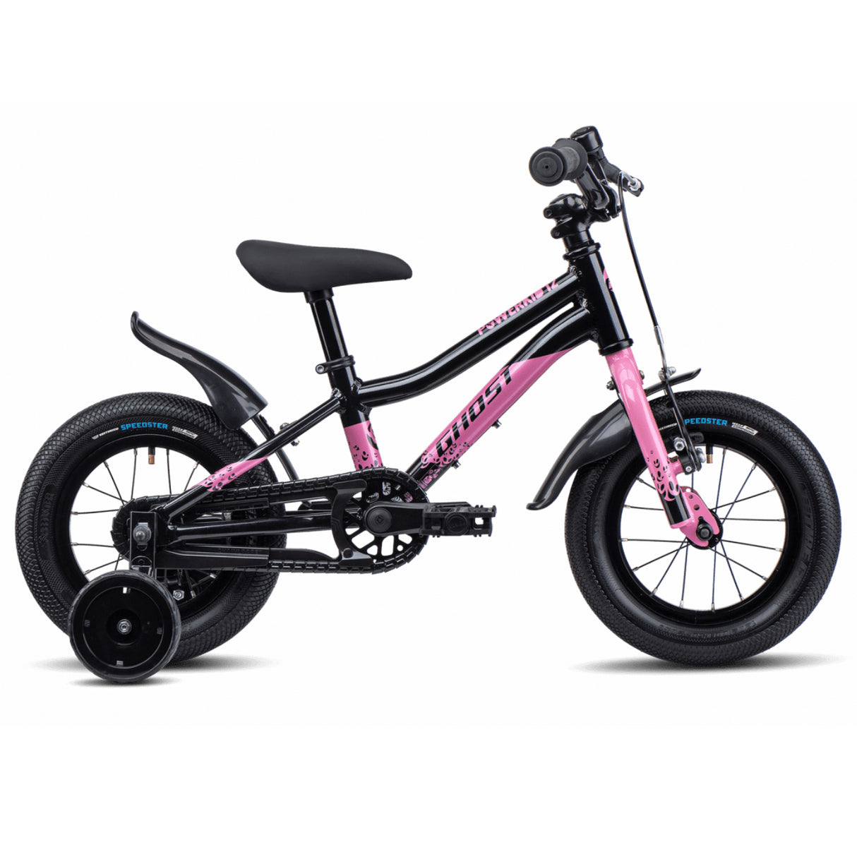 Powerkid 12 - metallic black/pearl pink - glossy
