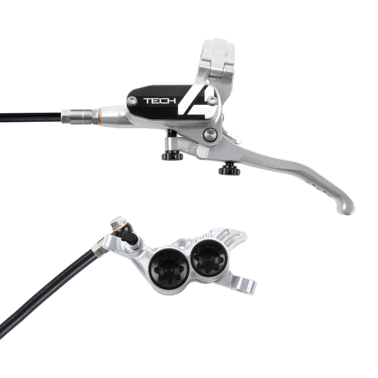 Tech 4 V4 Scheibenbremse - silber / schwarz