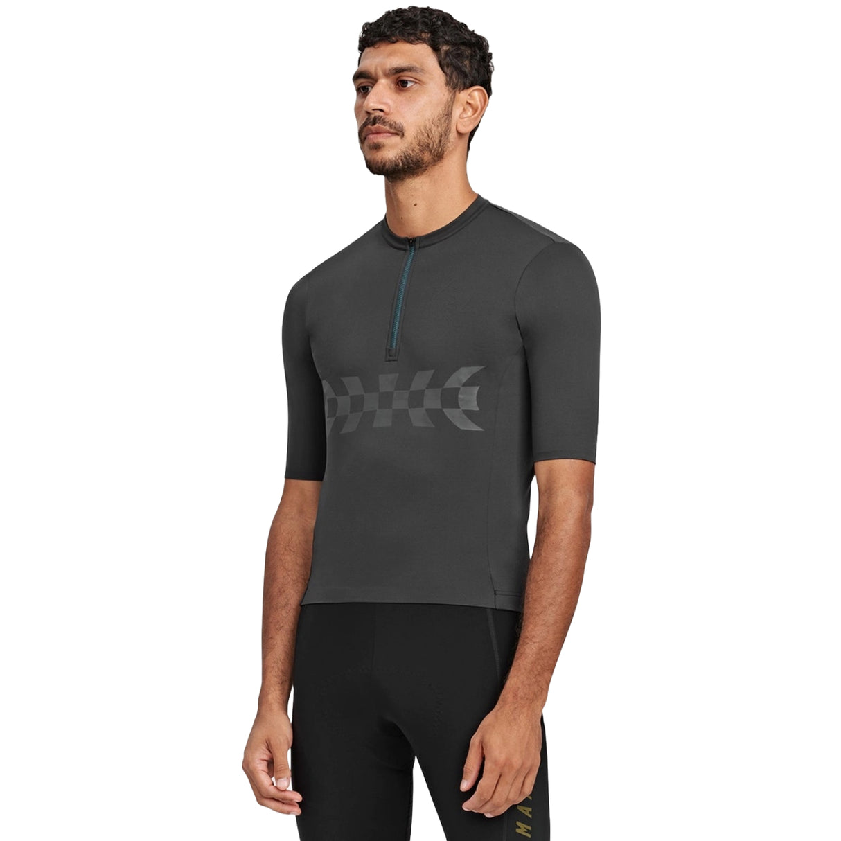 Alt_Road 1/2 Zip Jersey - black