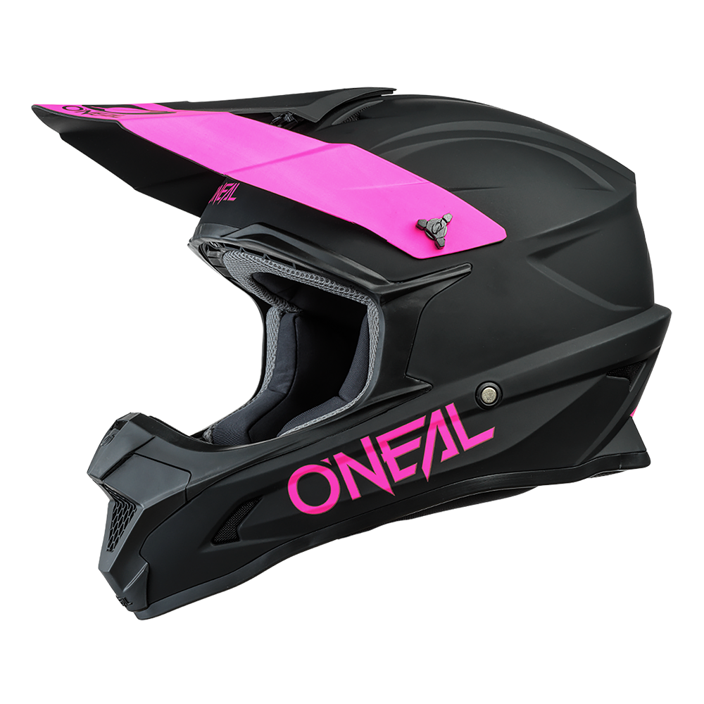1SRS Helm SOLID black/pink