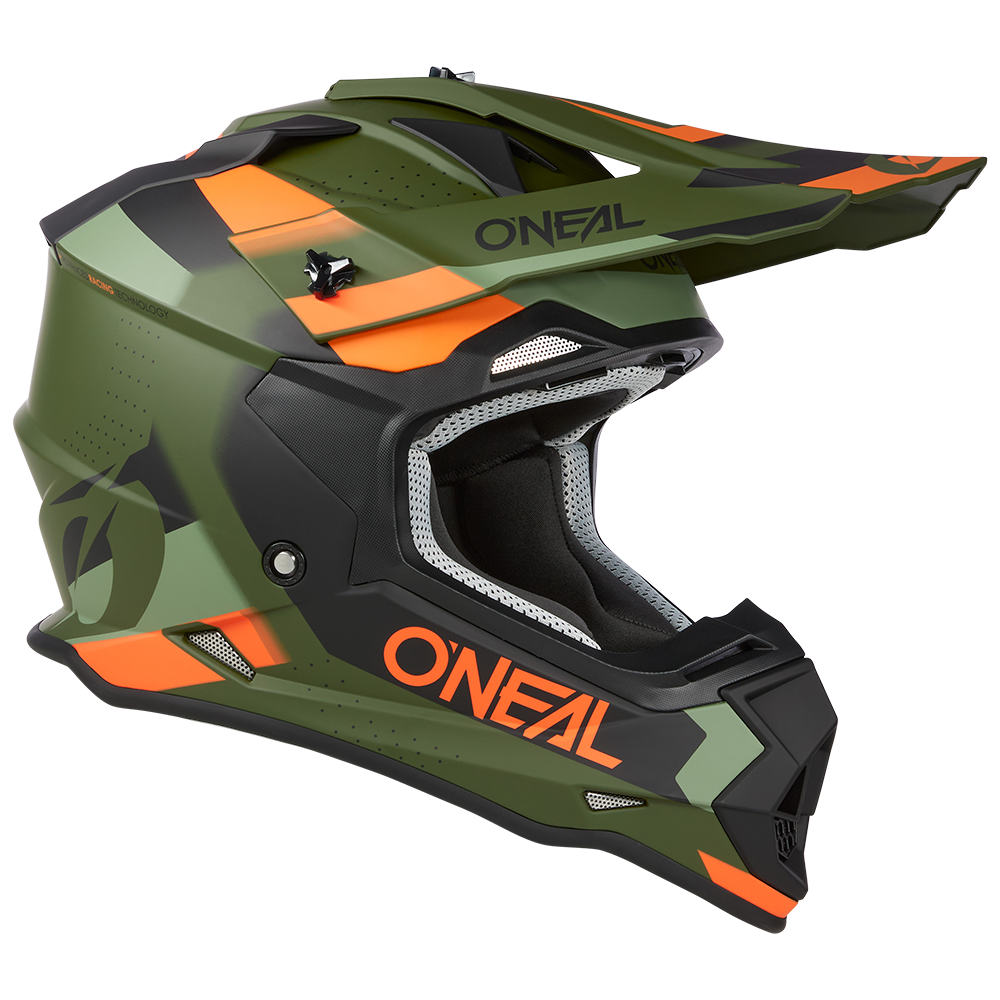 2SRS Helm SPYDE green/black/orange