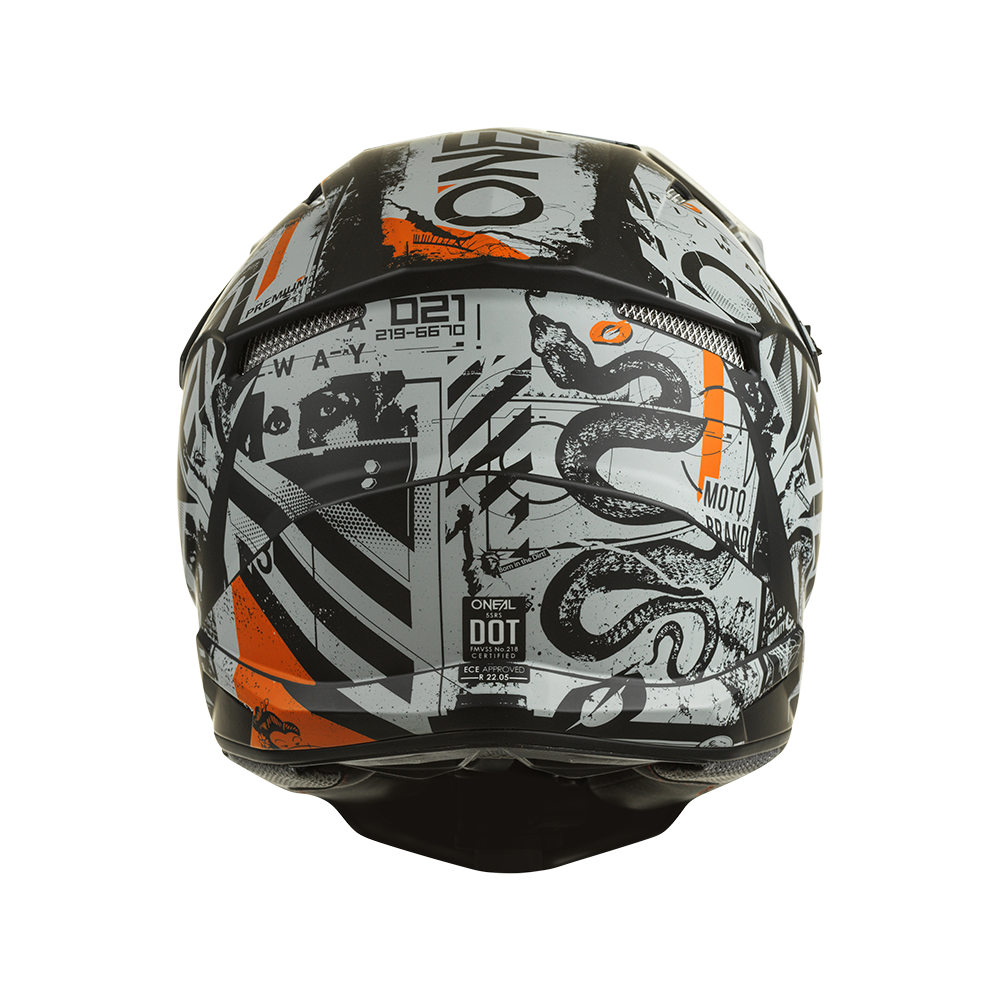 3SRS Helm SCARZ black/gray/orange