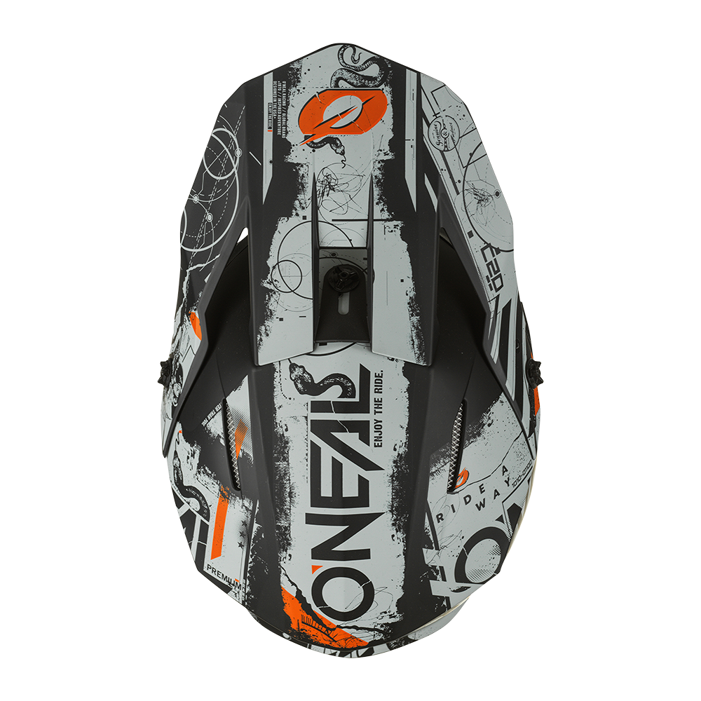 3SRS Helm SCARZ black/gray/orange