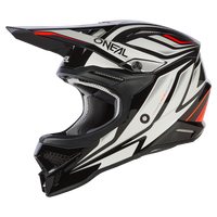 Casco 3SRS VERTICAL negro/blanco