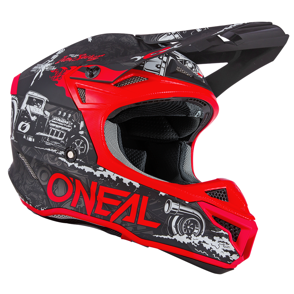 5SRS Polyacrylite Helm HR black/red