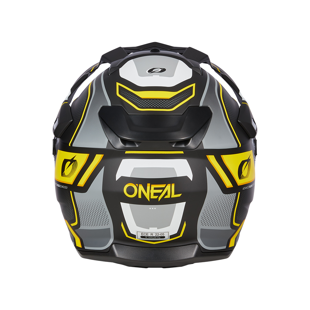 D-SRS Helm SQUARE black/gray/neon yellow