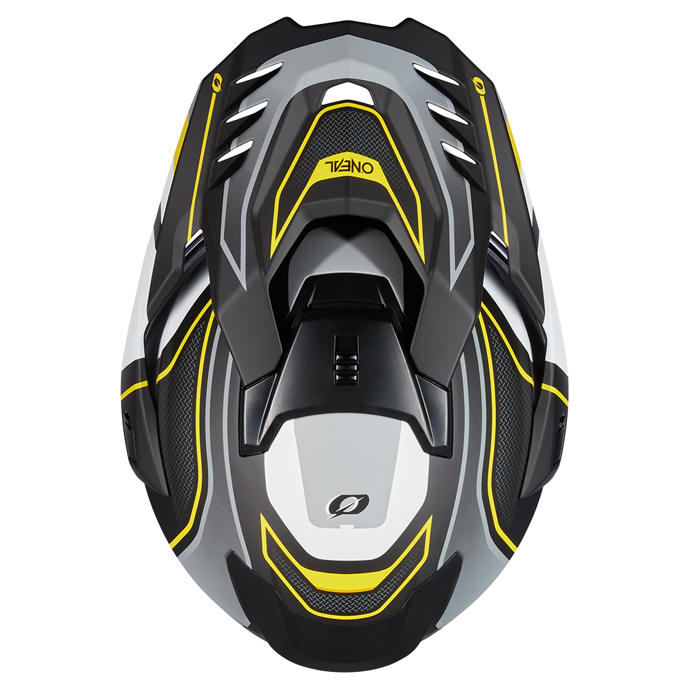 D-SRS Helm SQUARE black/gray/neon yellow