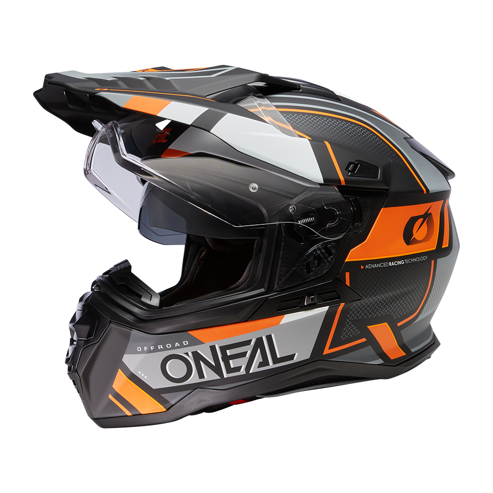 D-SRS Helm SQUARE black/gray/orange