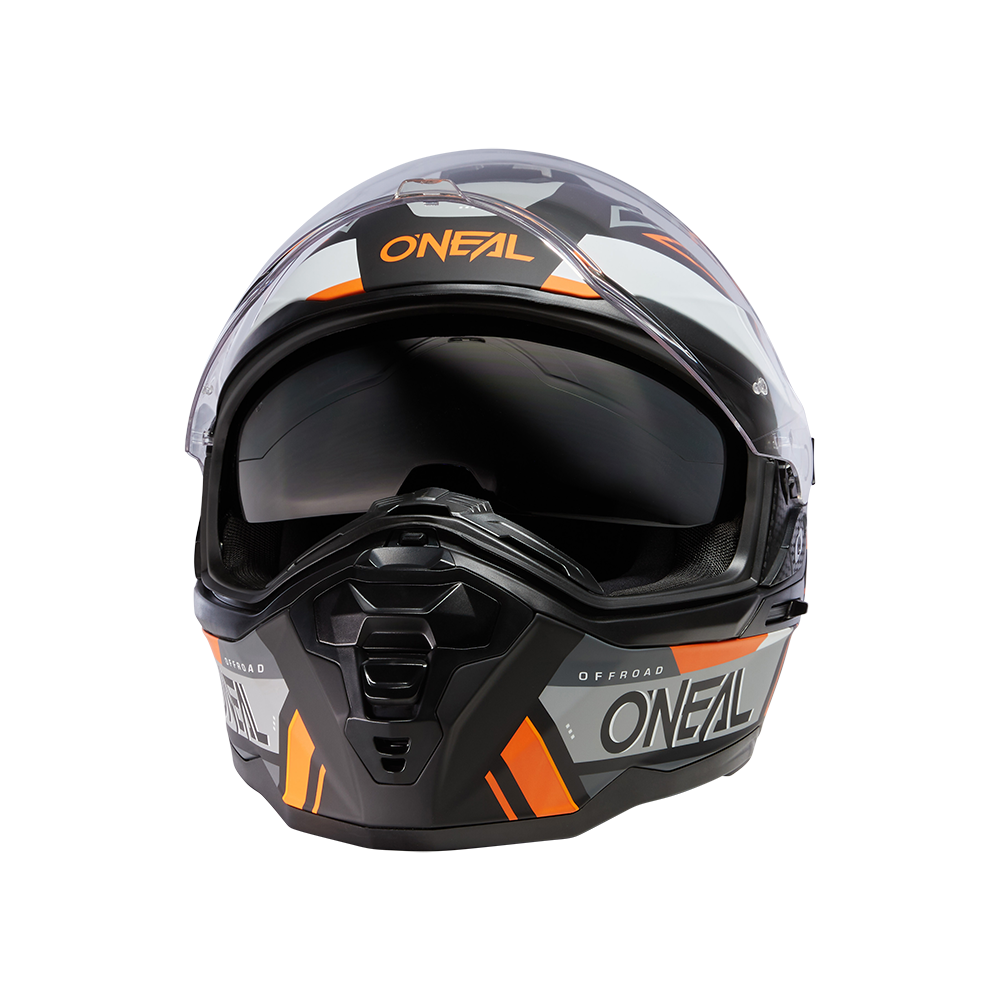D-SRS Helm SQUARE black/gray/orange