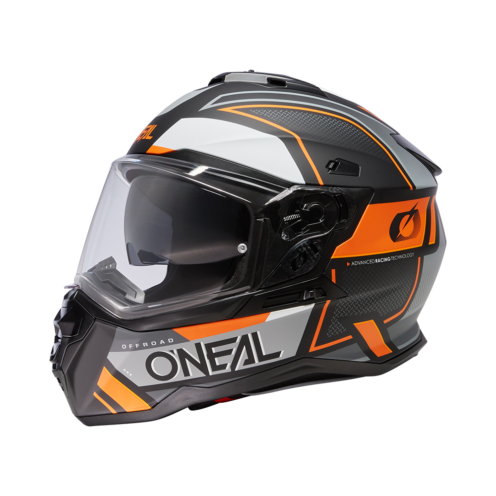 D-SRS Helm SQUARE black/gray/orange