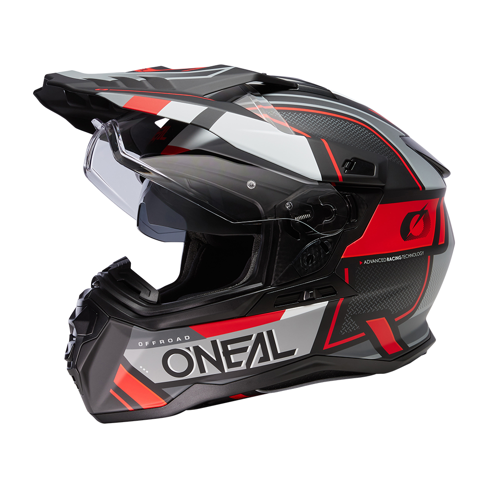 D-SRS Helm SQUARE black/gray/red