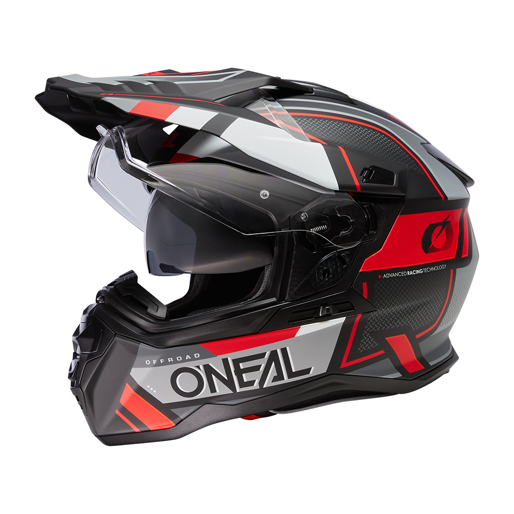 D-SRS Helm SQUARE black/gray/red