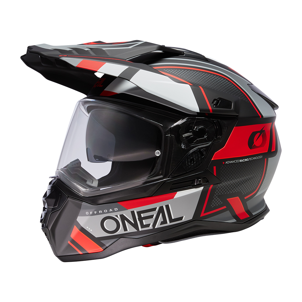 D-SRS Helm SQUARE black/gray/red