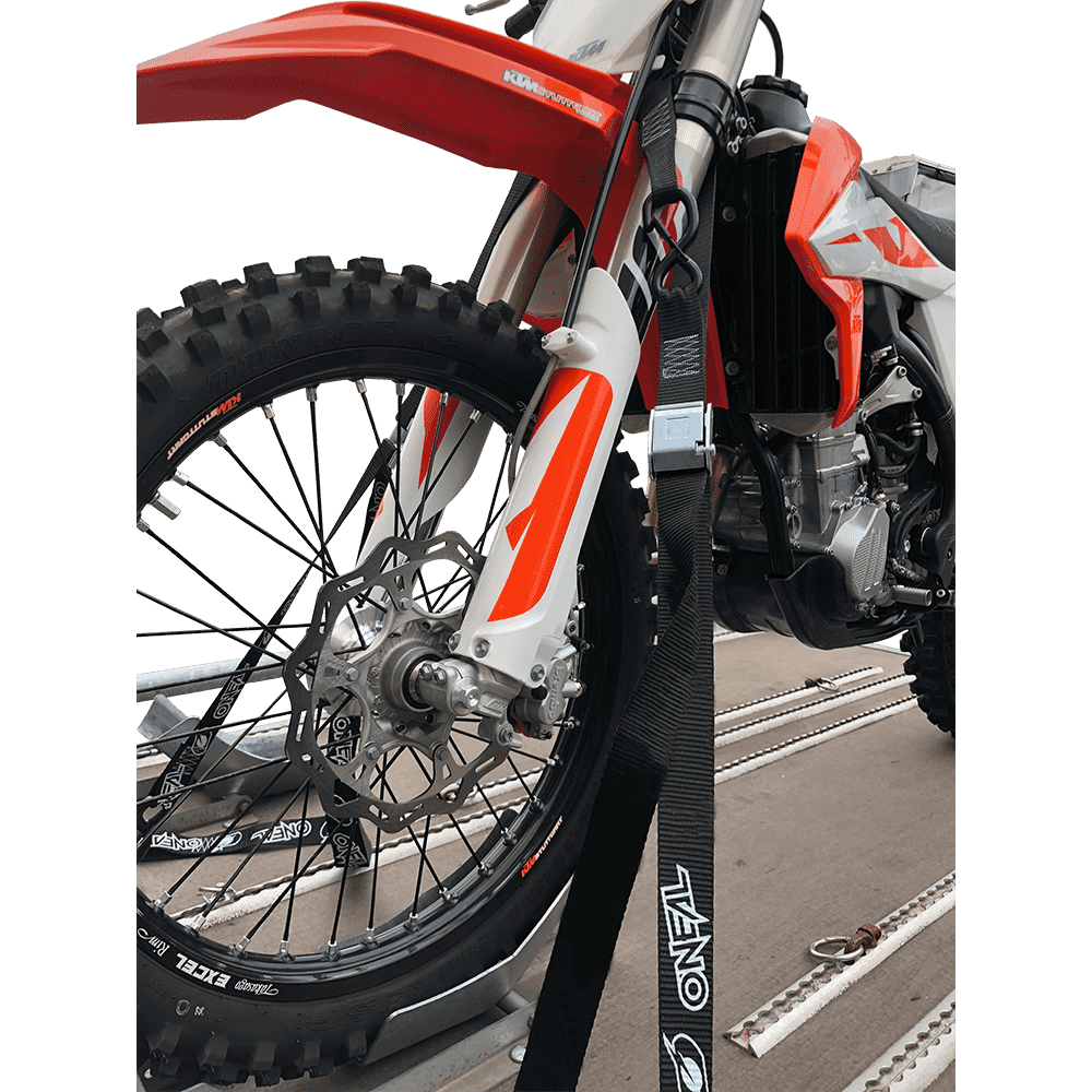 DE LUXE Soft Hook Tie Downs LOGO black (2pcs)