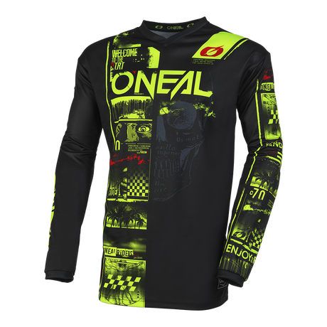 ELEMENT Jersey ATTACK black/neon yellow