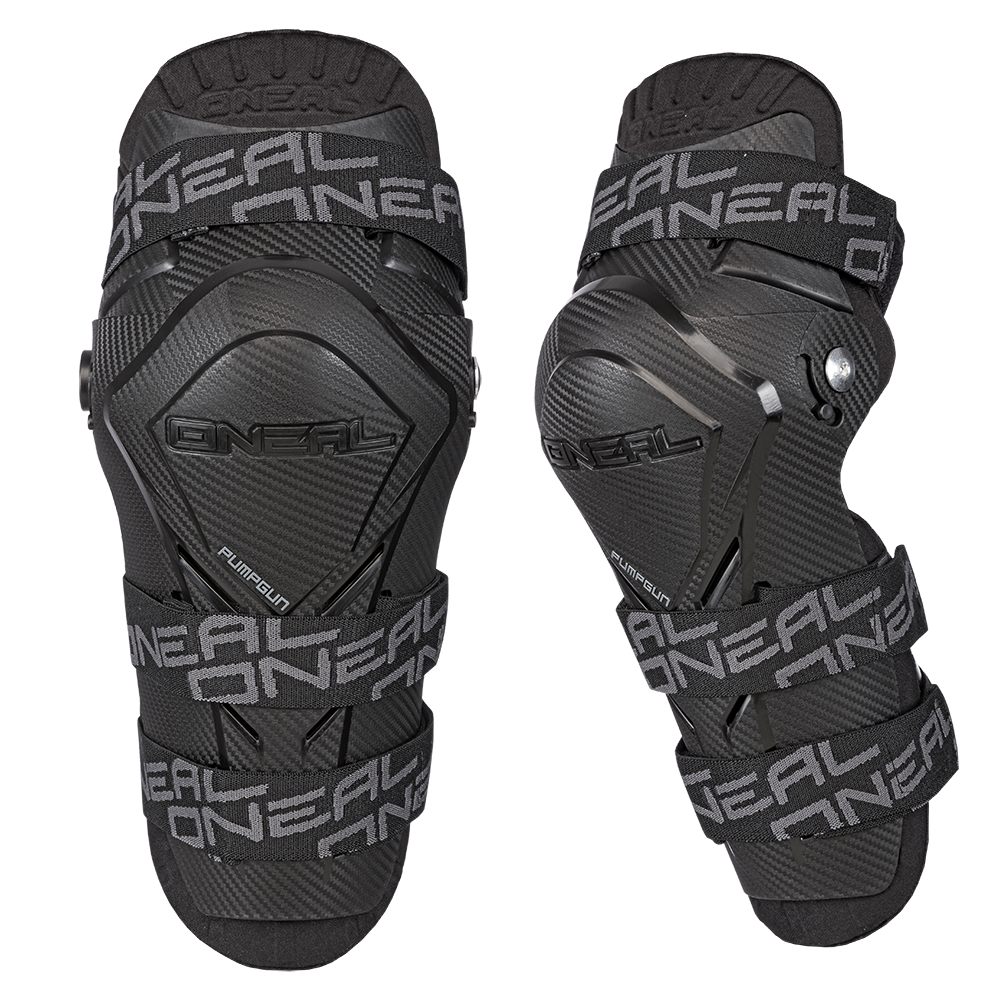 PUMPGUN MX Knie-Protektor Carbon Look black