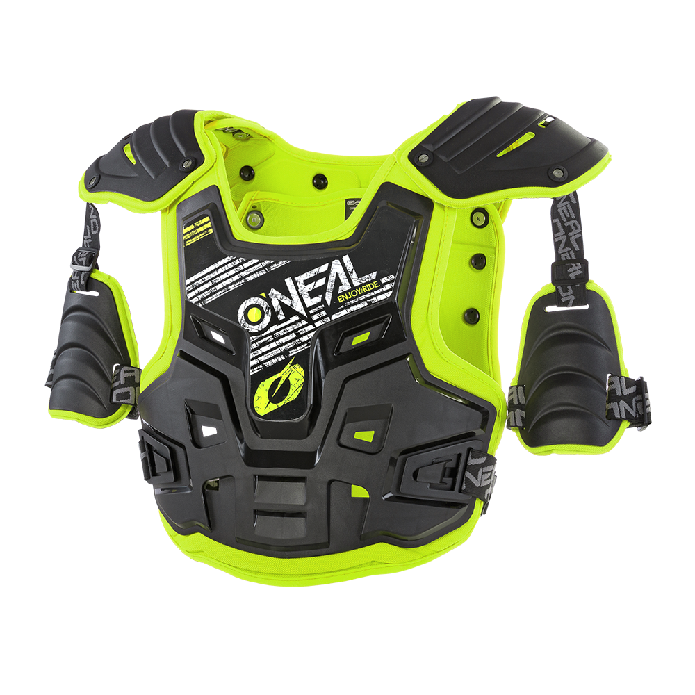 PXR Stone Shield Oberkörper-Protektor black/neon yellow