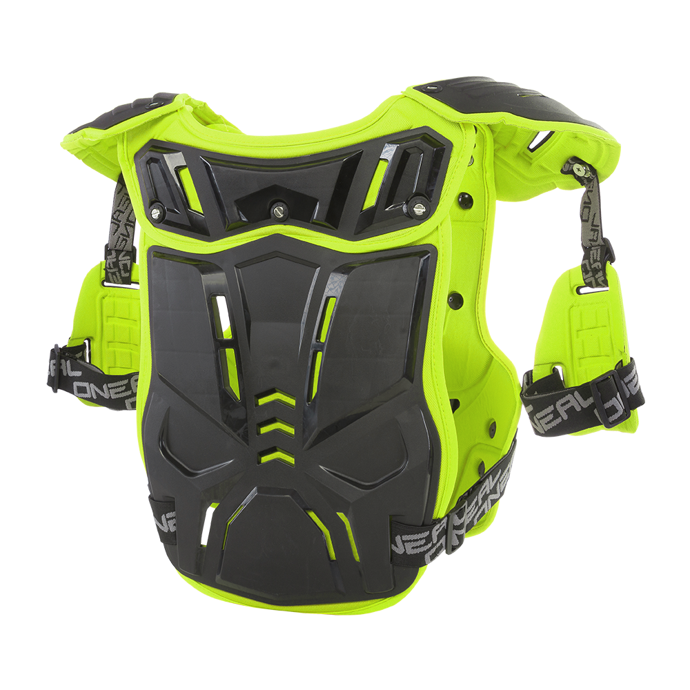 PXR Stone Shield Oberkörper-Protektor black/neon yellow