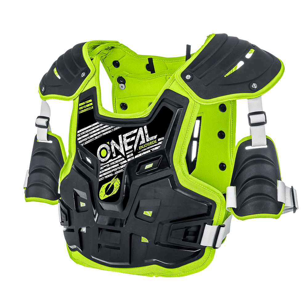 PXR Stone Shield Oberkörper-Protektor black/neon yellow