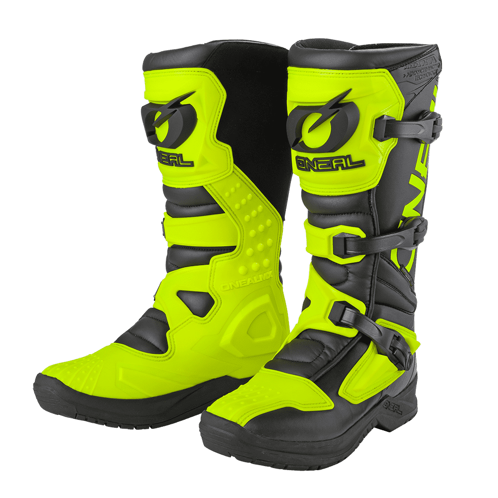 RSX Stiefel EU black/neon yellow