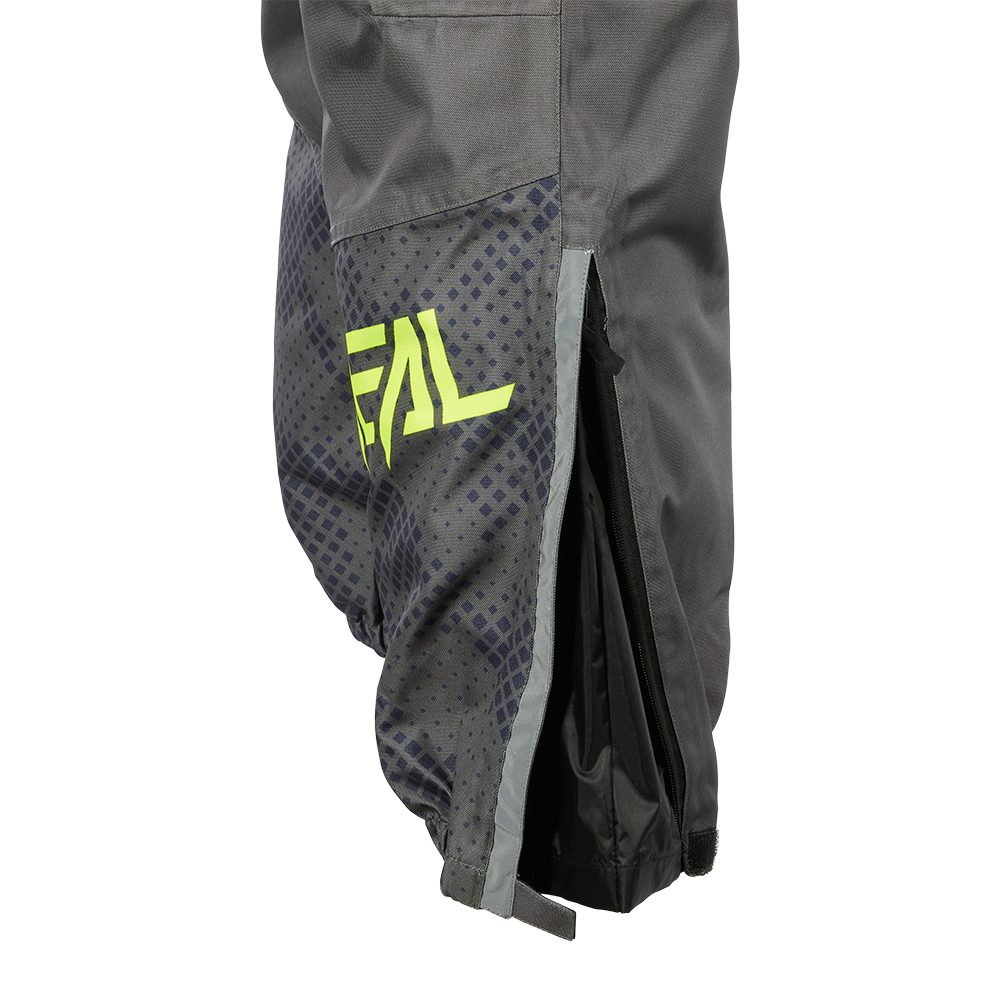 SHORE Regenhose gray/neon yellow