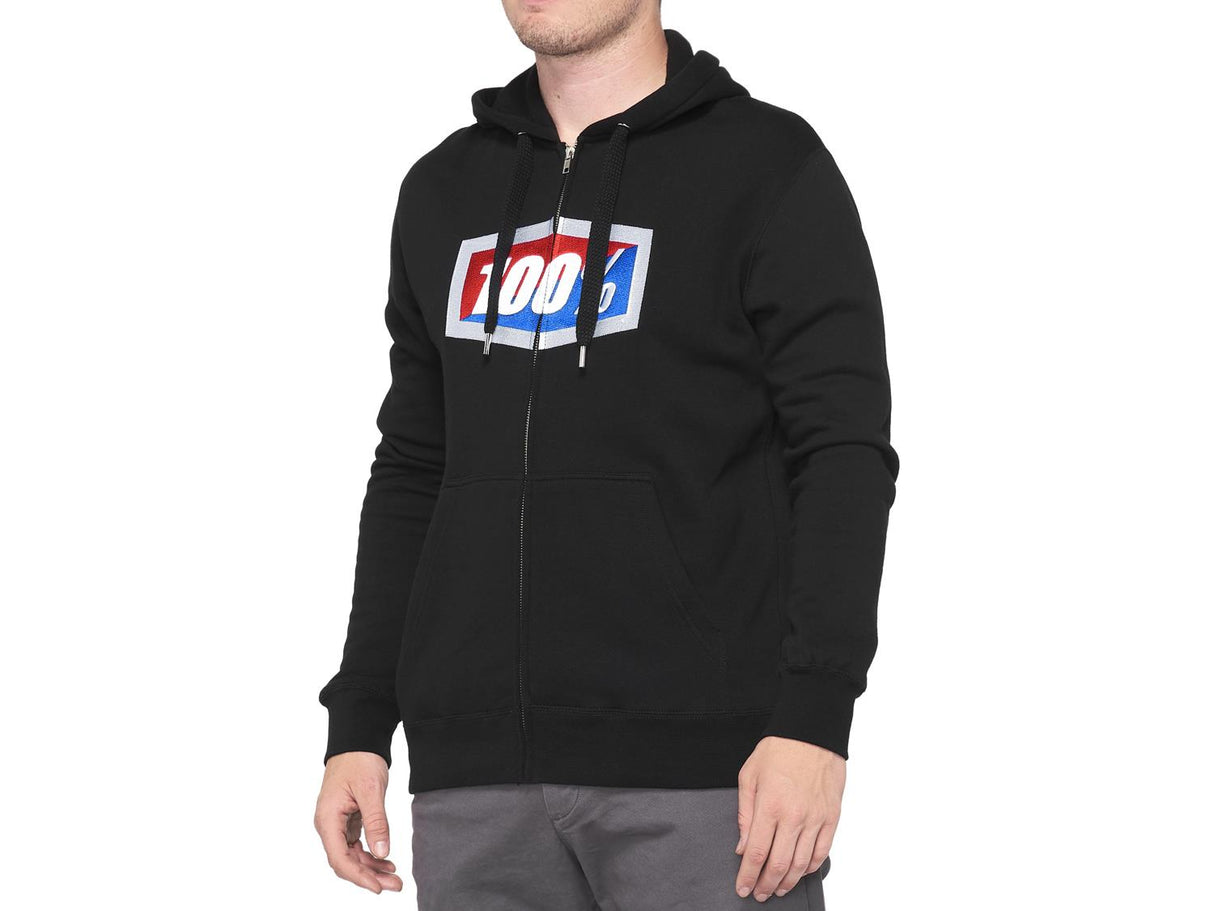 Official full-zip Hoody - black