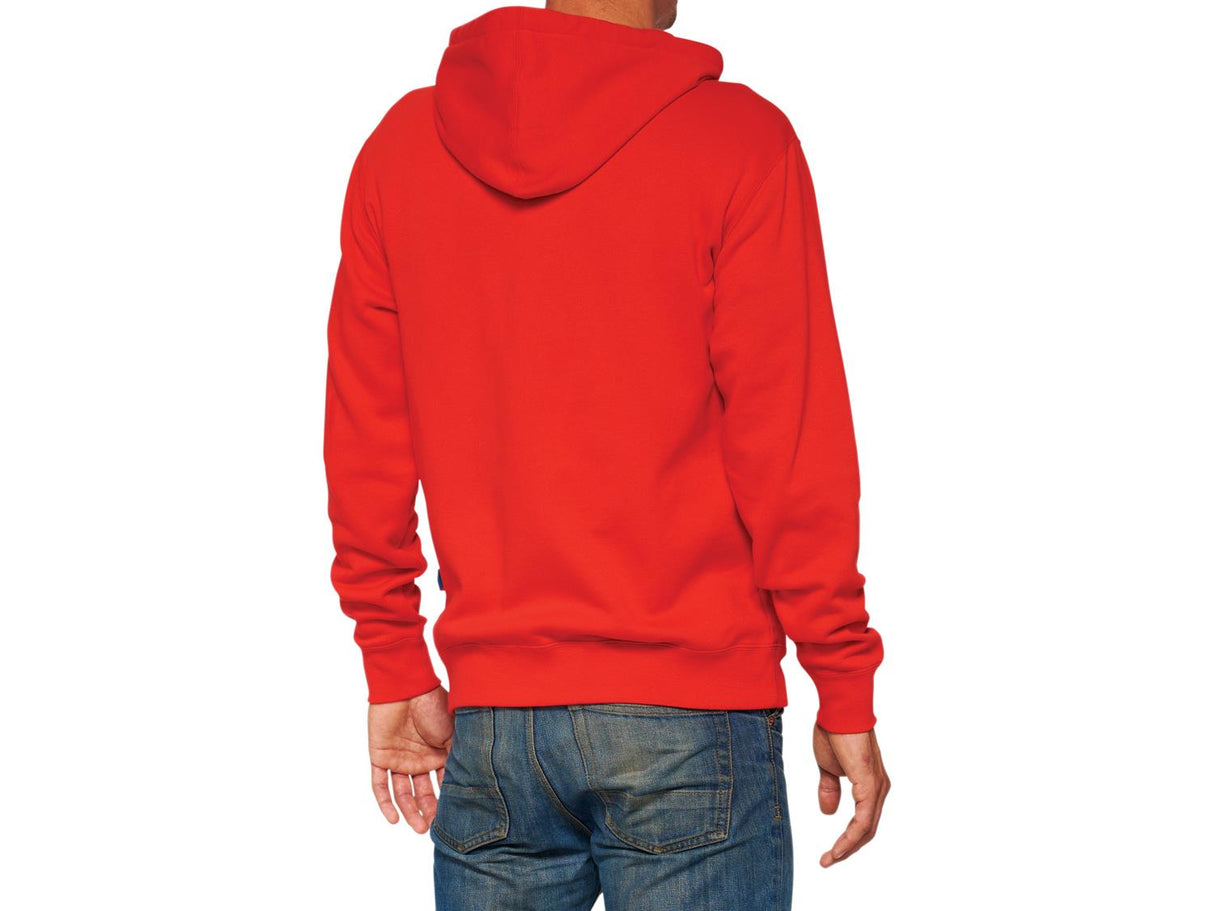 Official full-zip Hoody - red