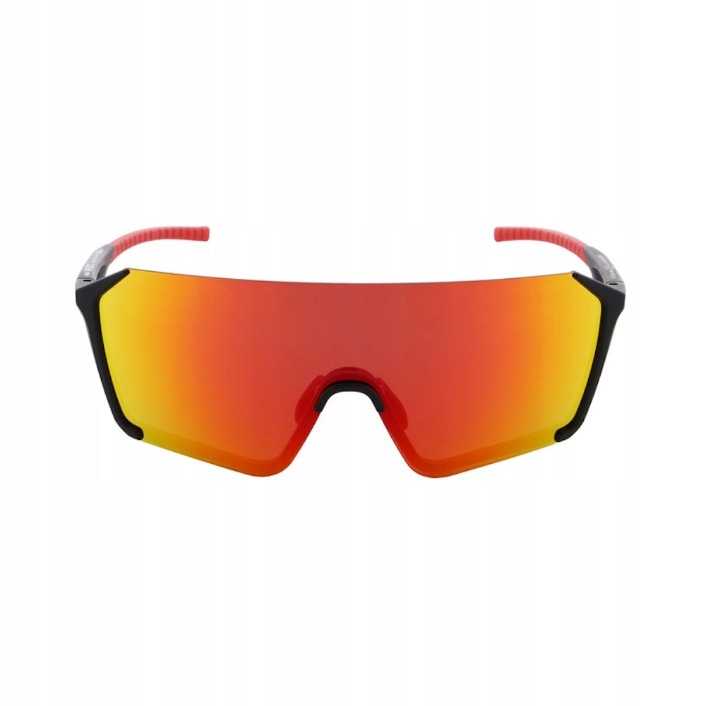 Jaden Sonnenbrille - Matt Black&Red/Red Revo