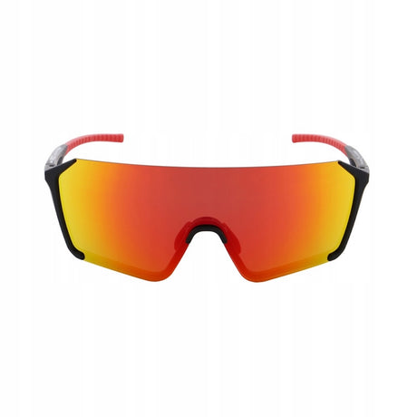Jaden Sonnenbrille - Matt Black&Red/Red Revo