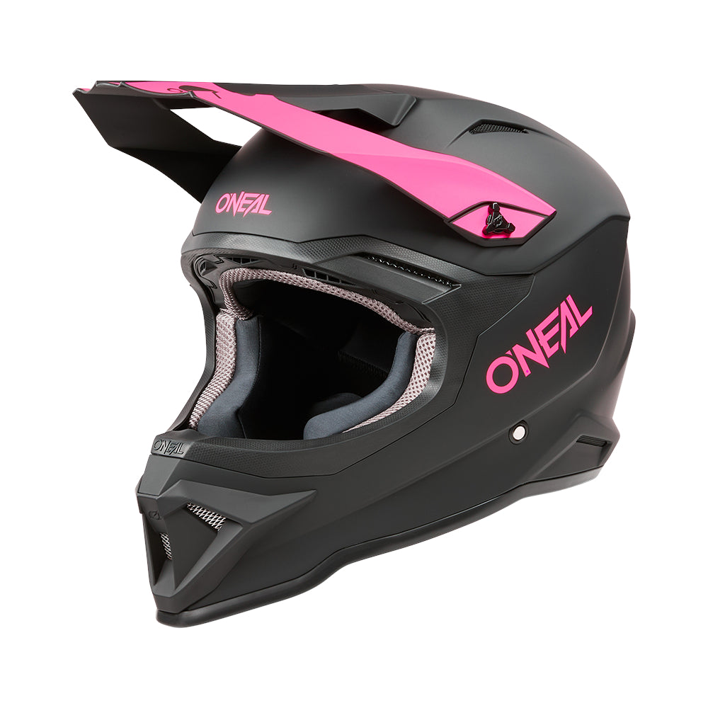 1SRS Youth Helm SOLID black/pink