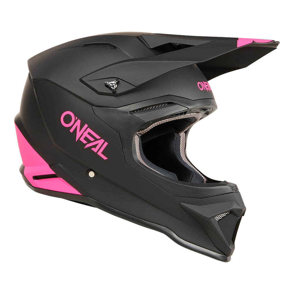 1SRS Youth Helm SOLID black/pink