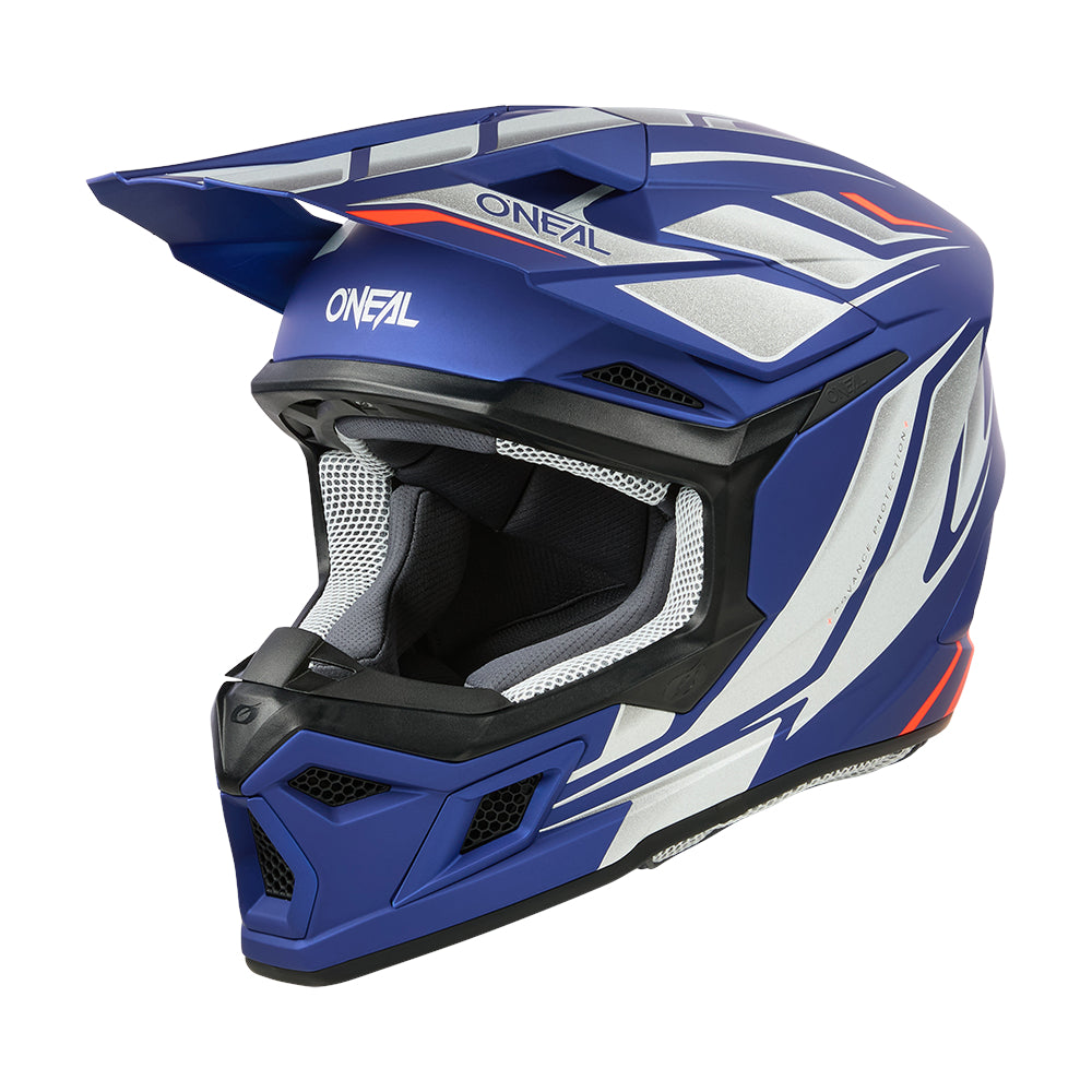 3SRS Helm VERTICAL blue/white/red